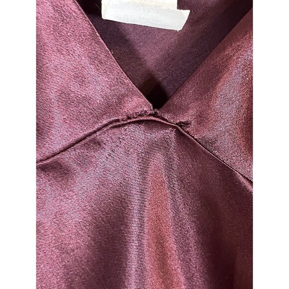 Rampage Silky Tank L Red Babydoll Festive Artsy Preppy Y2K Holiday Classic Chic - Picture 9 of 10